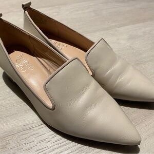 LIKE NEW Franco Sarto Beige Loafers (Womens 6.5)
